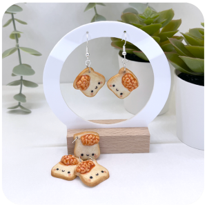 kawaii baked beans on toast